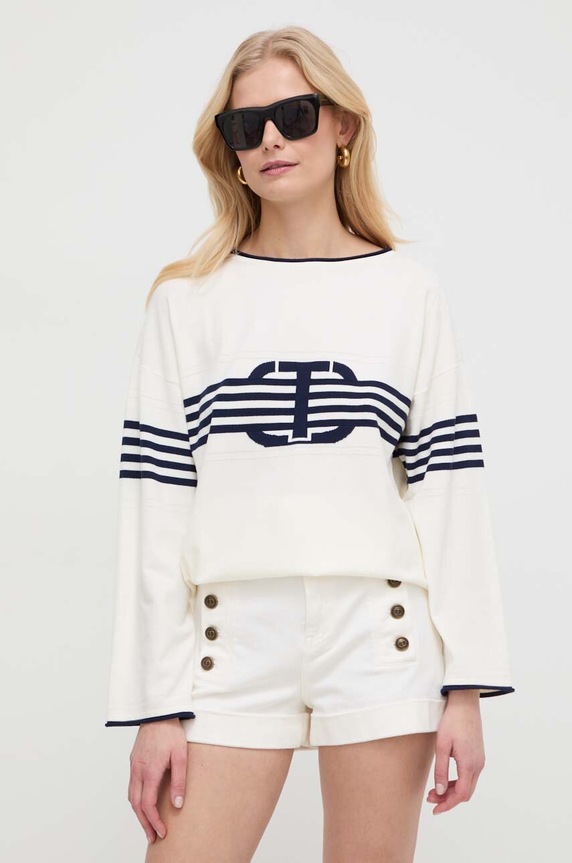 Twinset szorty 241TP2645 biały SS24