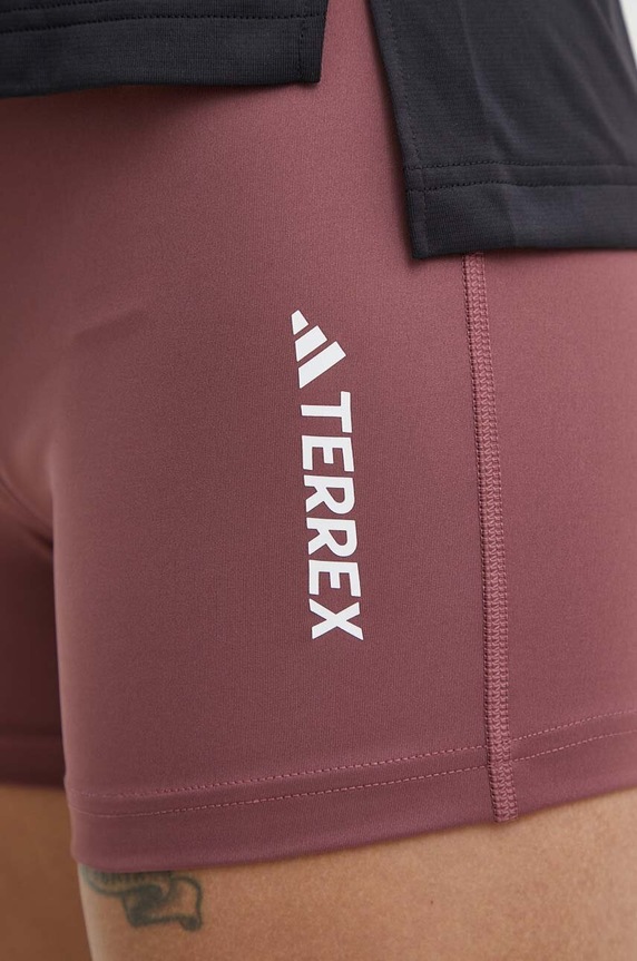 adidas TERREX pantaloni scurți sport Multi burgundia IP6872