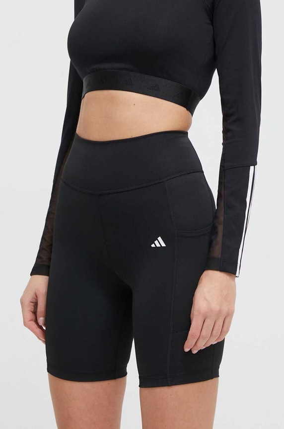 adidas Performance szorty treningowe Optime z elastanem czarny IQ2686