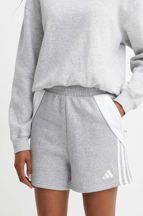 Šortky adidas Performance Tiro 24 pletenina sivá IR9327