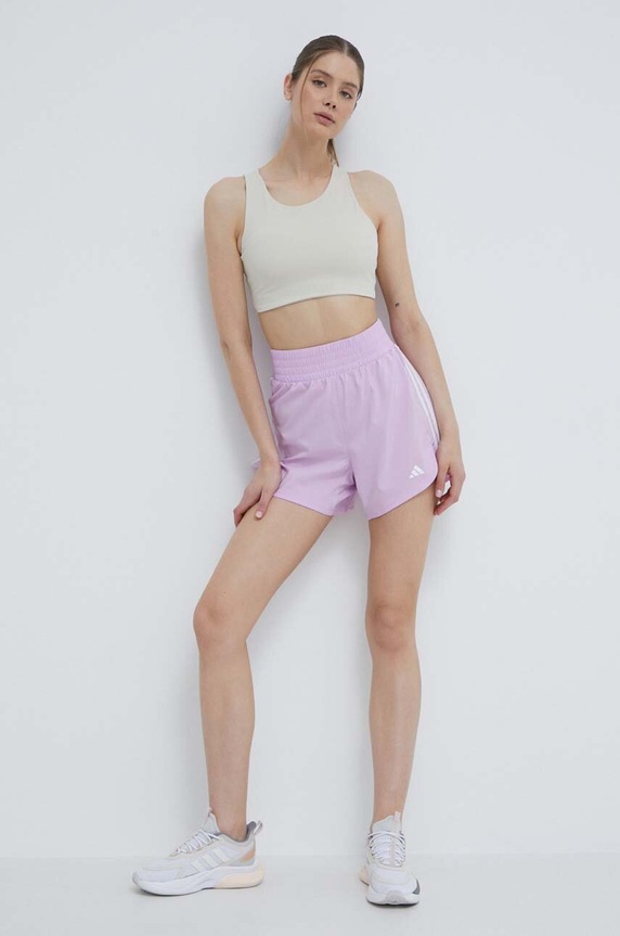 Σορτς προπόνησης adidas Performance Pacer IS1665 μωβ SS24