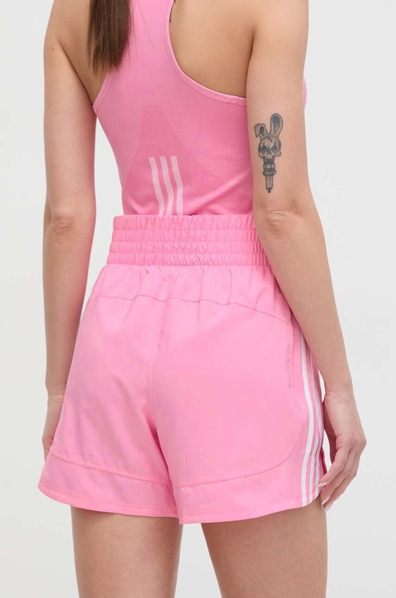 Ruházat adidas Performance edzős rövidnadrág Pacer IT7761 rózsaszín