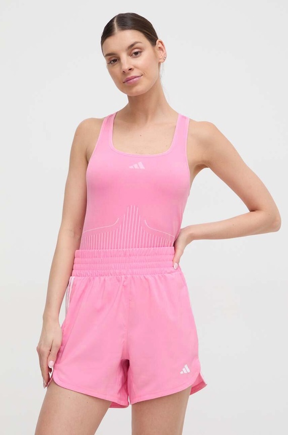 adidas Performance edzős rövidnadrág Pacer rózsaszín IT7761