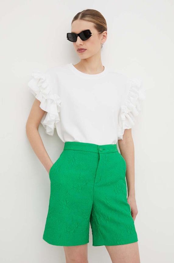Custommade pantaloni scurti verde 999459723
