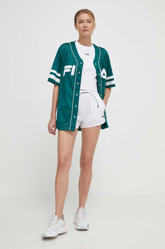 Fila rövidnadrág Limassol FAW0775 fehér SS24