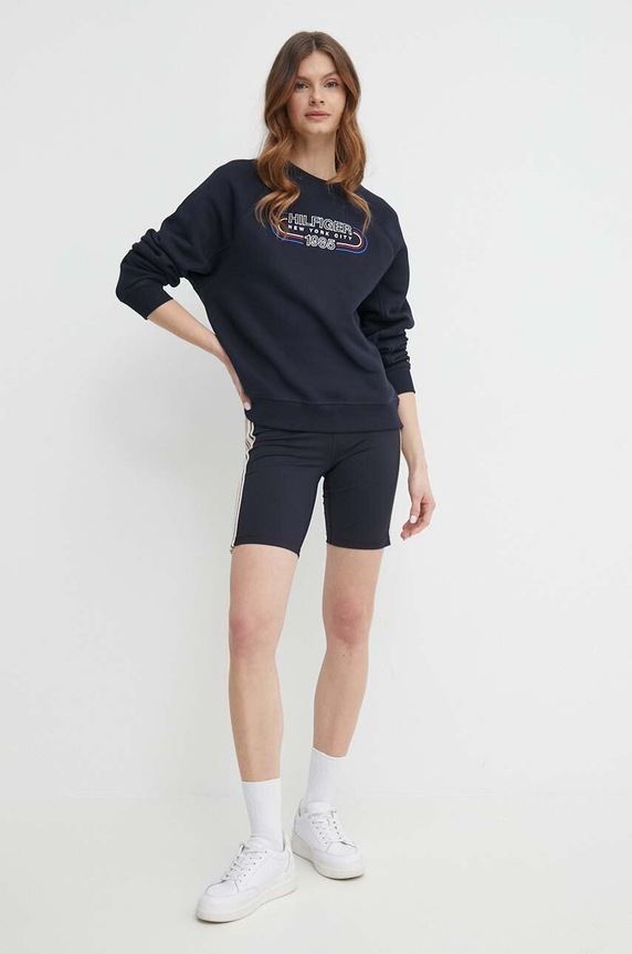 Къс панталон Tommy Hilfiger WW0WW41493 тъмносин SS24