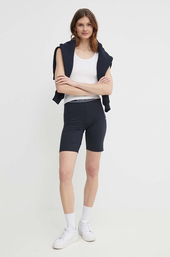 Kraťasy Tommy Hilfiger WW0WW41496 námořnická modř SS24