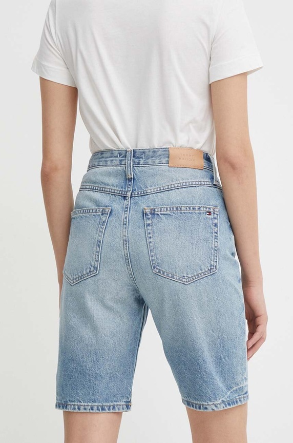 Odzież Tommy Hilfiger szorty jeansowe WW0WW41326 niebieski