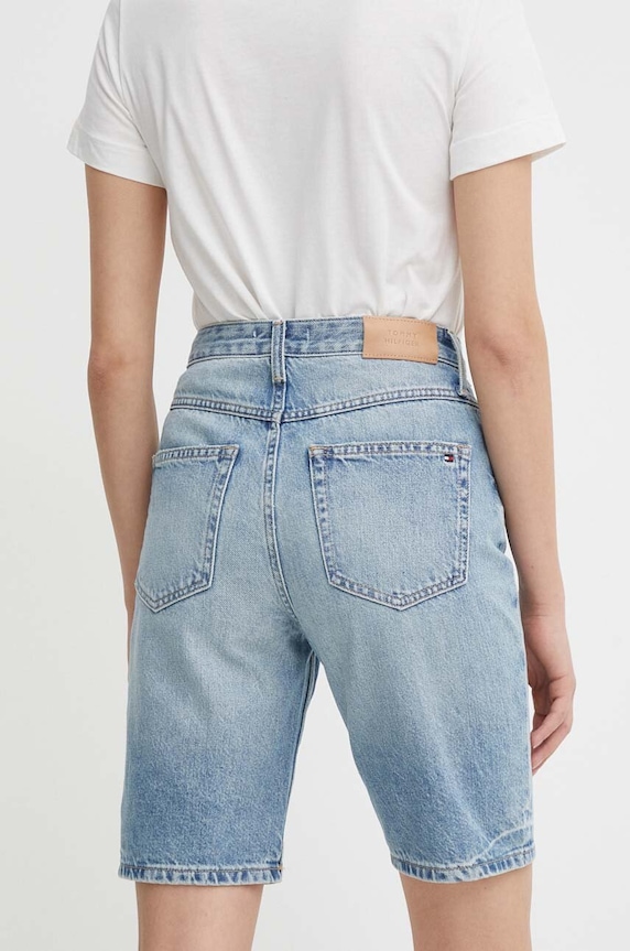 Odzież Tommy Hilfiger szorty jeansowe WW0WW41326 niebieski