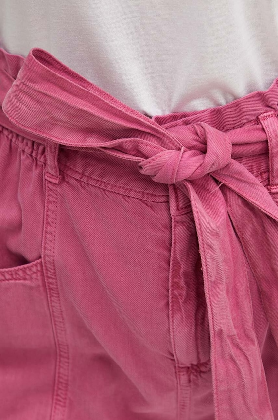 Pepe Jeans szorty VALLE różowy PL801097