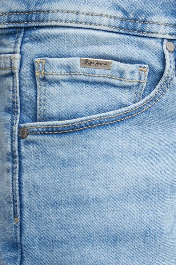 Traper kratke hlače Pepe Jeans RELAXED SHORT MW plava PL801109MP2