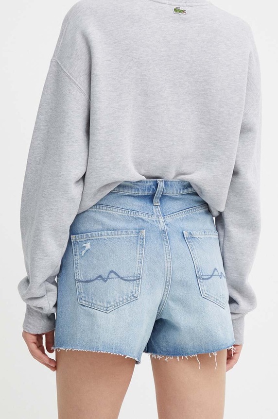 Oblečenie Rifľové krátke nohavice Pepe Jeans A-LINE SHORT UHW PL801112RH3 modrá
