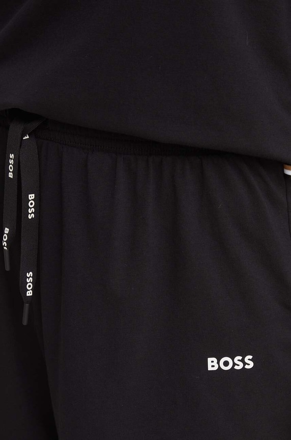 BOSS szorty dresowe damskie bawełniane z elastanem CI_Shorts CW 50515606 czarny