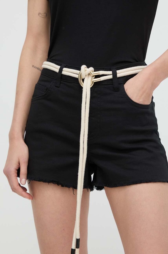 Σορτς Liu Jo με ελαστάν μαύρο MA4302.T4033