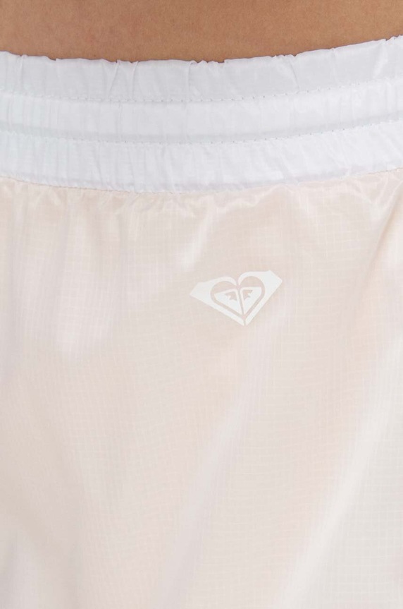 Roxy pantaloni scurți de antrenament Heart Into It alb ERJNS03502