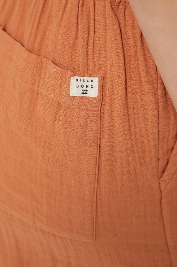 Βαμβακερό σορτσάκι Billabong Day Tripper πορτοκαλί ABJNS00277