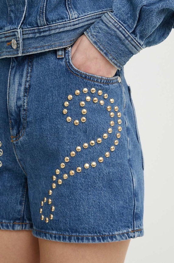 Odzież Moschino Jeans szorty jeansowe 0301.3735 niebieski