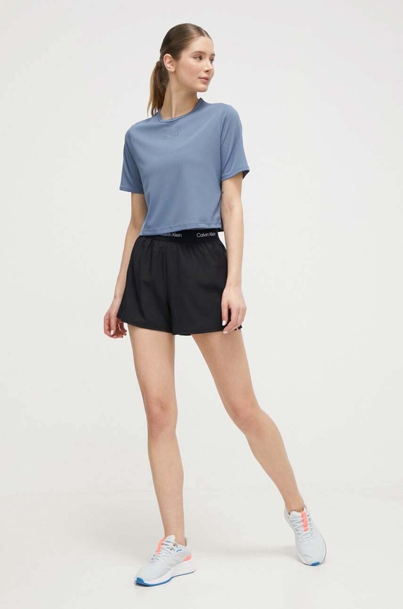 Tréninkové šortky Calvin Klein Performance 00GWS4S819 černá SS25
