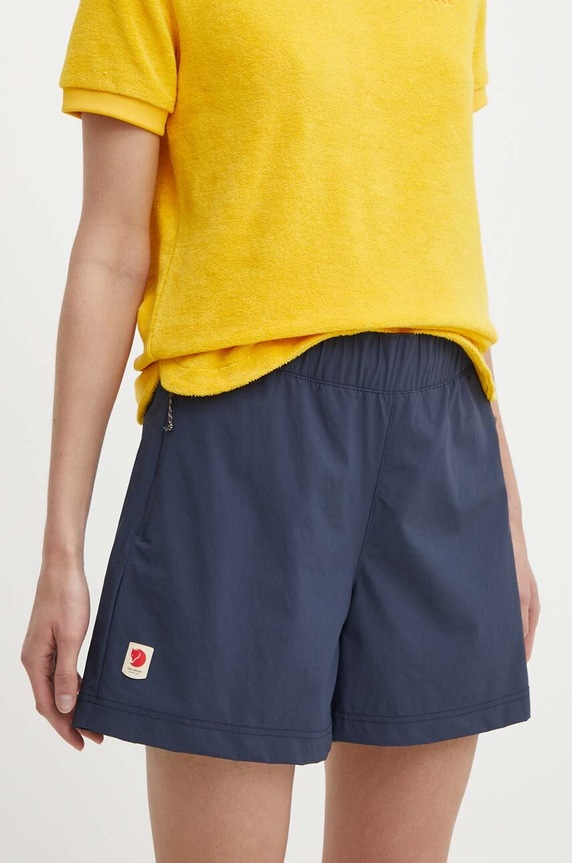 Turistické šortky Fjallraven High Coast s elastanom tmavomodrá F87034.560