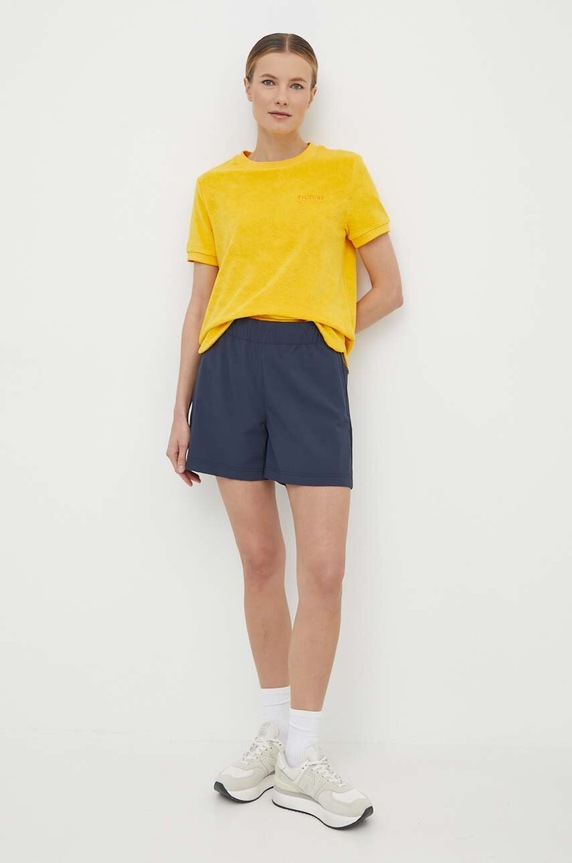 Turistické šortky Fjallraven High Coast F87034.560 tmavomodrá SS25