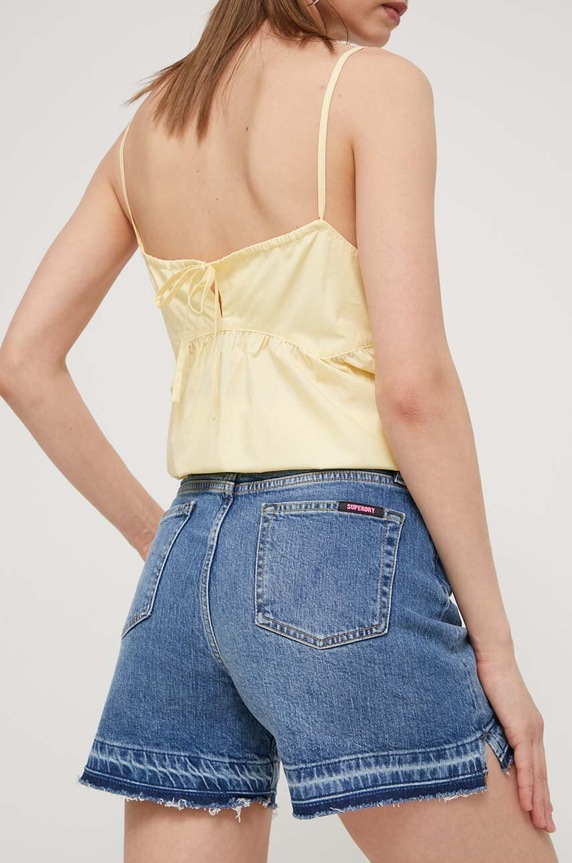 Ruházat Superdry farmer rövidnadrág W7110398A.7NJ kék