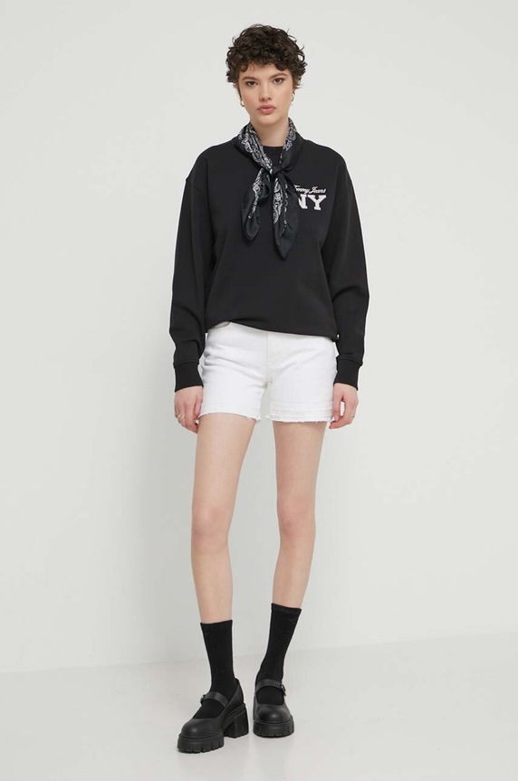 Τζιν σορτς Superdry W7110398A.01C λευκό SS24