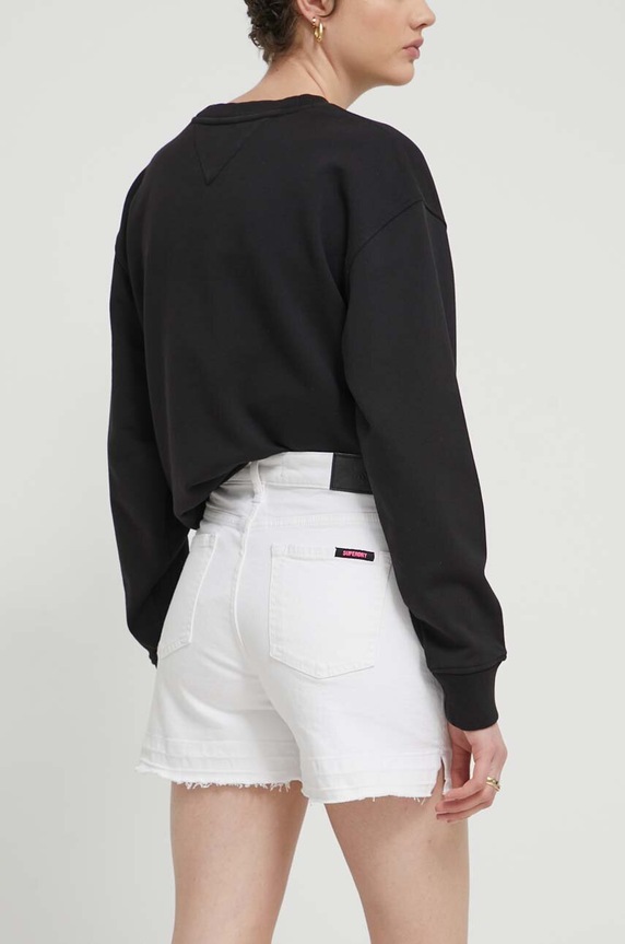 Ρούχα Τζιν σορτς Superdry W7110398A.01C λευκό