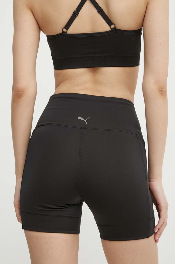 Îmbrăcăminte Puma pantaloni scurți de yoga Studio 524863 negru