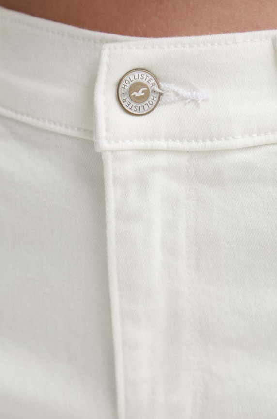 Τζιν σορτς Hollister Co. μπεζ KI349.4046.177