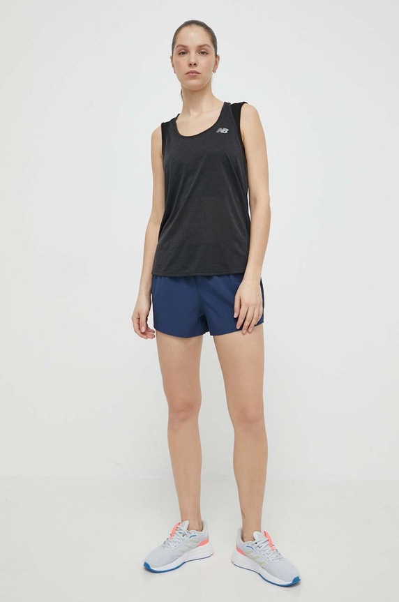 Běžecké šortky New Balance WS41286NNY WS41286NNY modrá SS24