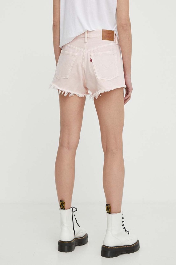 Îmbrăcăminte Levi's pantaloni scurti jeans 56327 roz