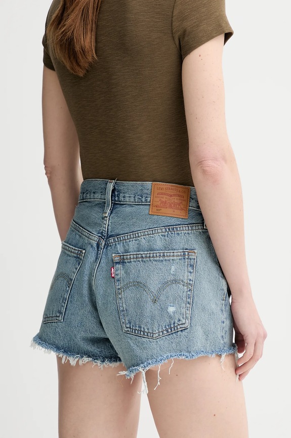 Ρούχα Τζιν σορτς Levi's 56327 μπλε