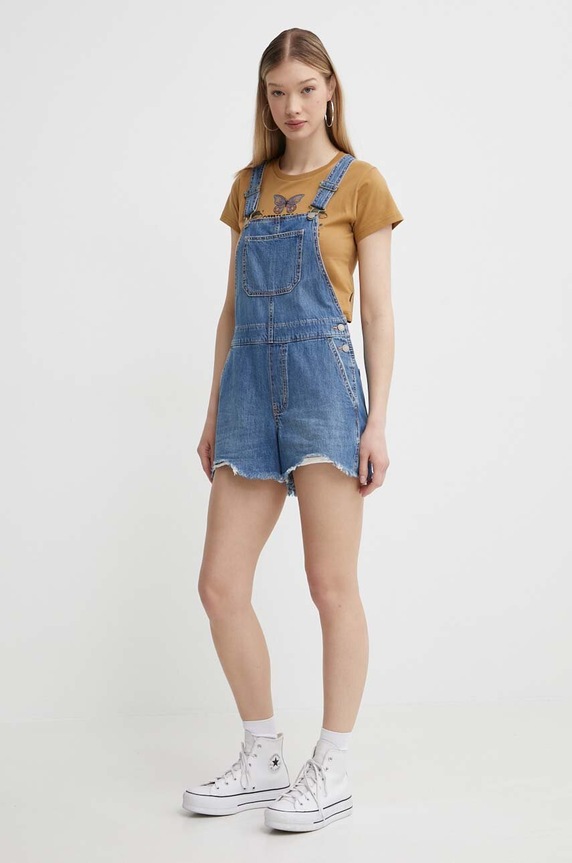 Hollister Co. salopeta KI349.4196.278 albastru SS24