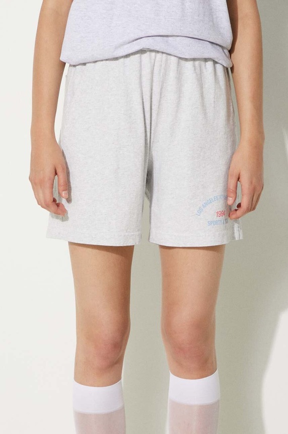 Kraťasy Sporty & Rich LA Athletic Group Gym Shorts šedá SH021S402LH