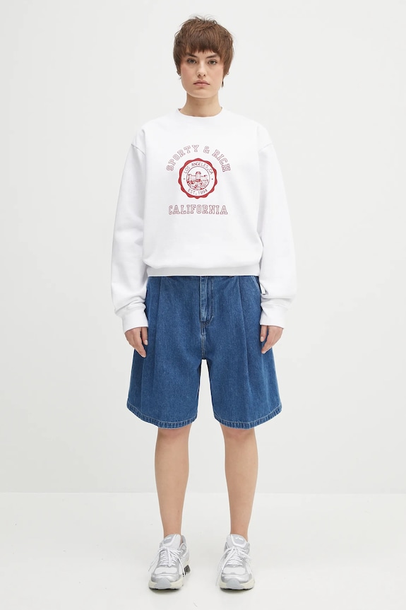 Carhartt WIP pantaloncini di jeans W' Alta Short I033345.106 blu