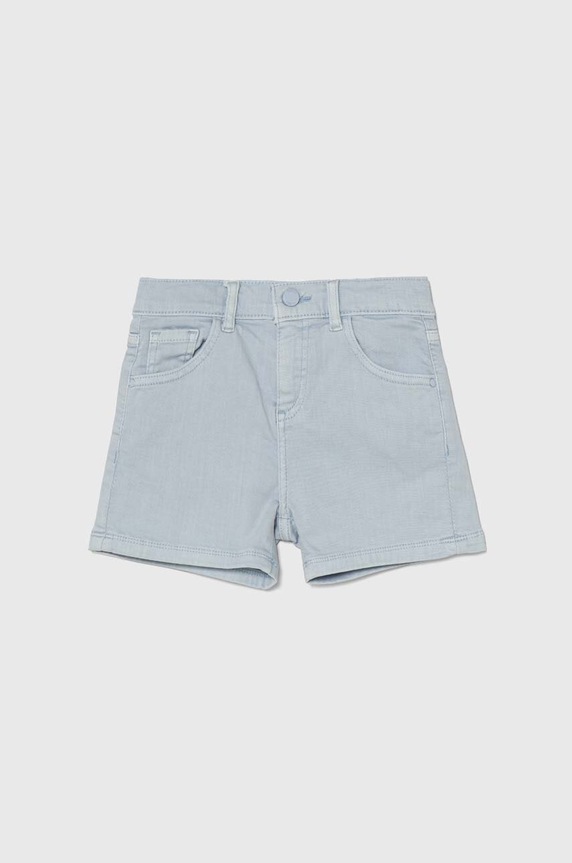 Guess szorty jeansowe dziecięce z elastanem niebieski J4RD19.WE620.PPYH