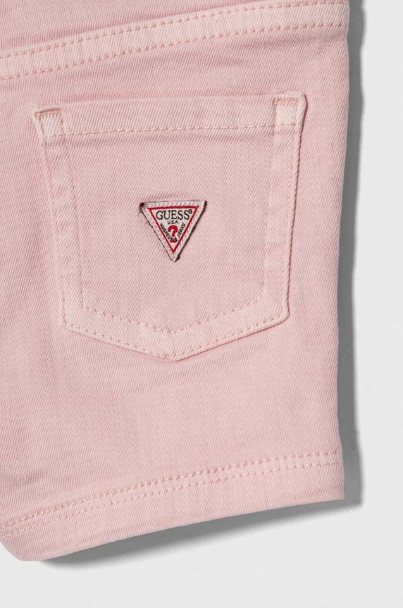 Dziewczynka Guess szorty jeansowe dziecięce K4RD07.WE620.PPYH różowy