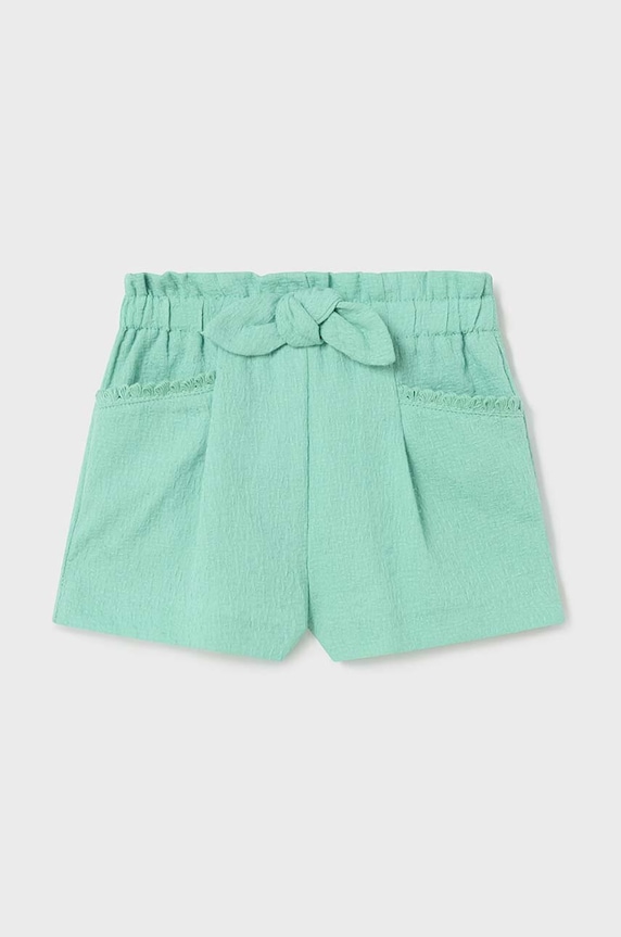 Dětské bavlněné šortky Mayoral látka tyrkysová 1226.4C.Baby.PPYH