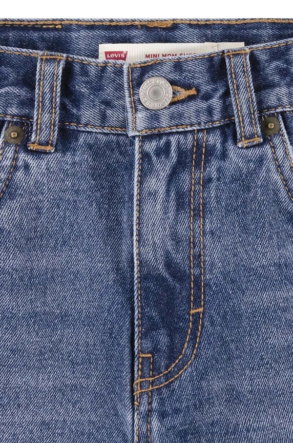 Момиче Детски дънков къс панталон Levi's 3EK075 син