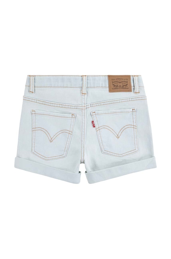 Детски дънков къс панталон Levi's 4EH272 син SS26