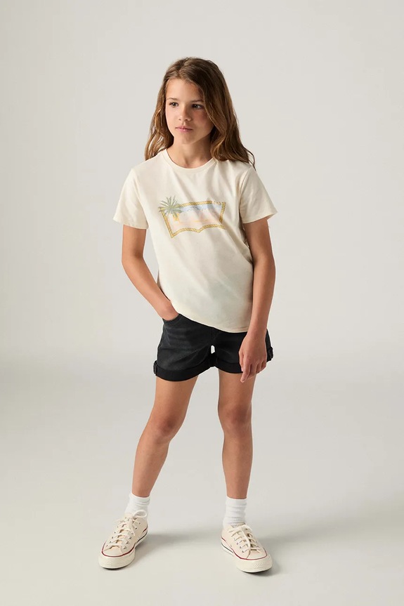 Levi's shorts in jeans bambino/a nero 4EH272