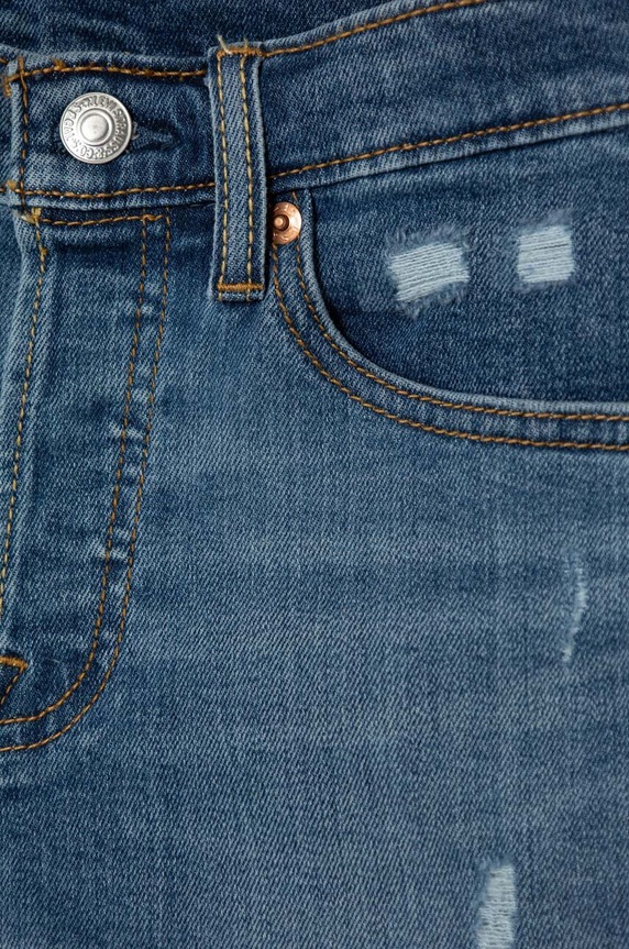 Момиче Детски дънков къс панталон Levi's LVG 501 ORIGINAL SHORTS 4EH878 син