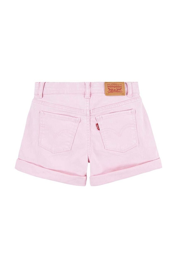 Levi's szorty jeansowe dziecięce 4EK167 różowy SS24