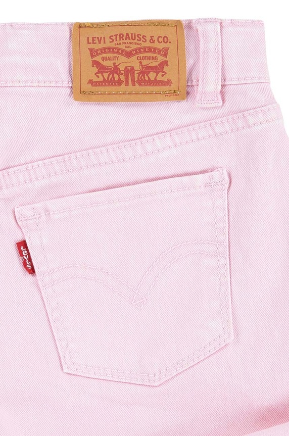 Levi's szorty jeansowe dziecięce 4EK167 różowy