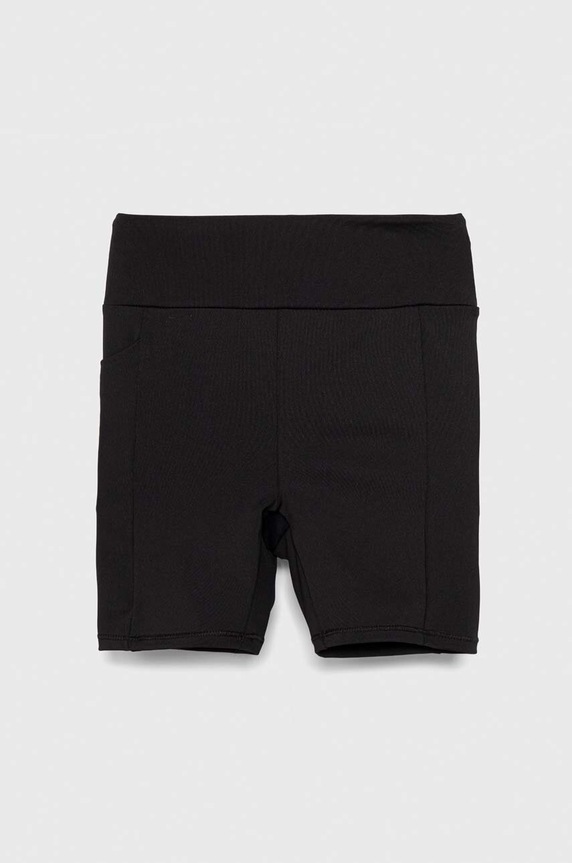 The North Face gyerek rövidnadrág NEVER STOP BIKE SHORT elasztánnal fekete NF0A86Y0