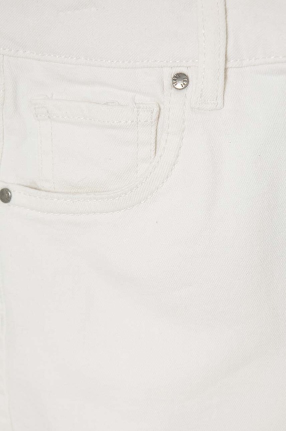 Dievča Detské rifľové krátke nohavice Pepe Jeans A-LINE SHORT HW JR PG800861TR1 biela