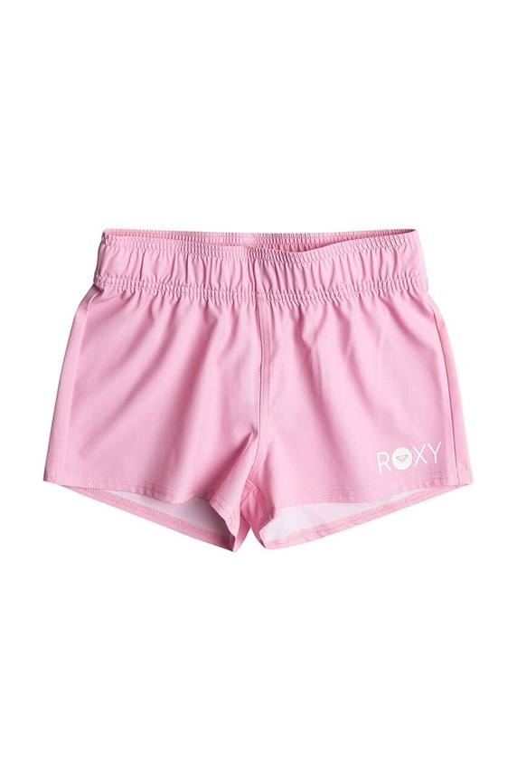 Roxy szorty dziecięce RG ESSENTIALS z elastanem różowy ERGBS03117