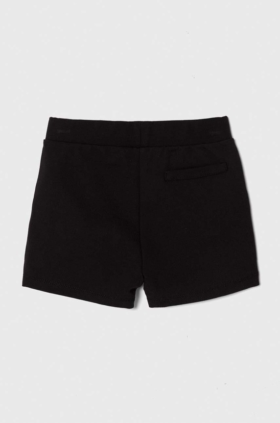 Παιδικό σορτς Calvin Klein Jeans IN0IN00174.PPYH μαύρο SS24