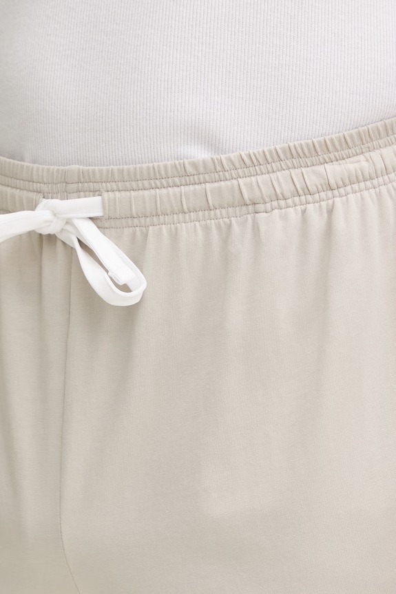 BOSS pantaloni scurți de loungewear bărbați bumbac cu elastan Mix&Match Short CW bej 50515314