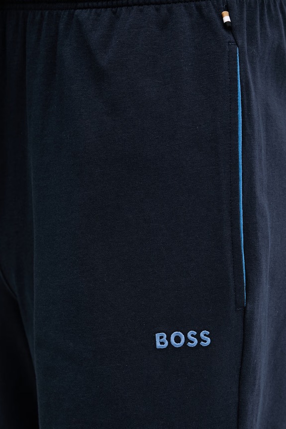 BOSS pantaloni scurți de loungewear bărbați din bumbac cu elastan Mix&Match Short CW bleumarin 50515314